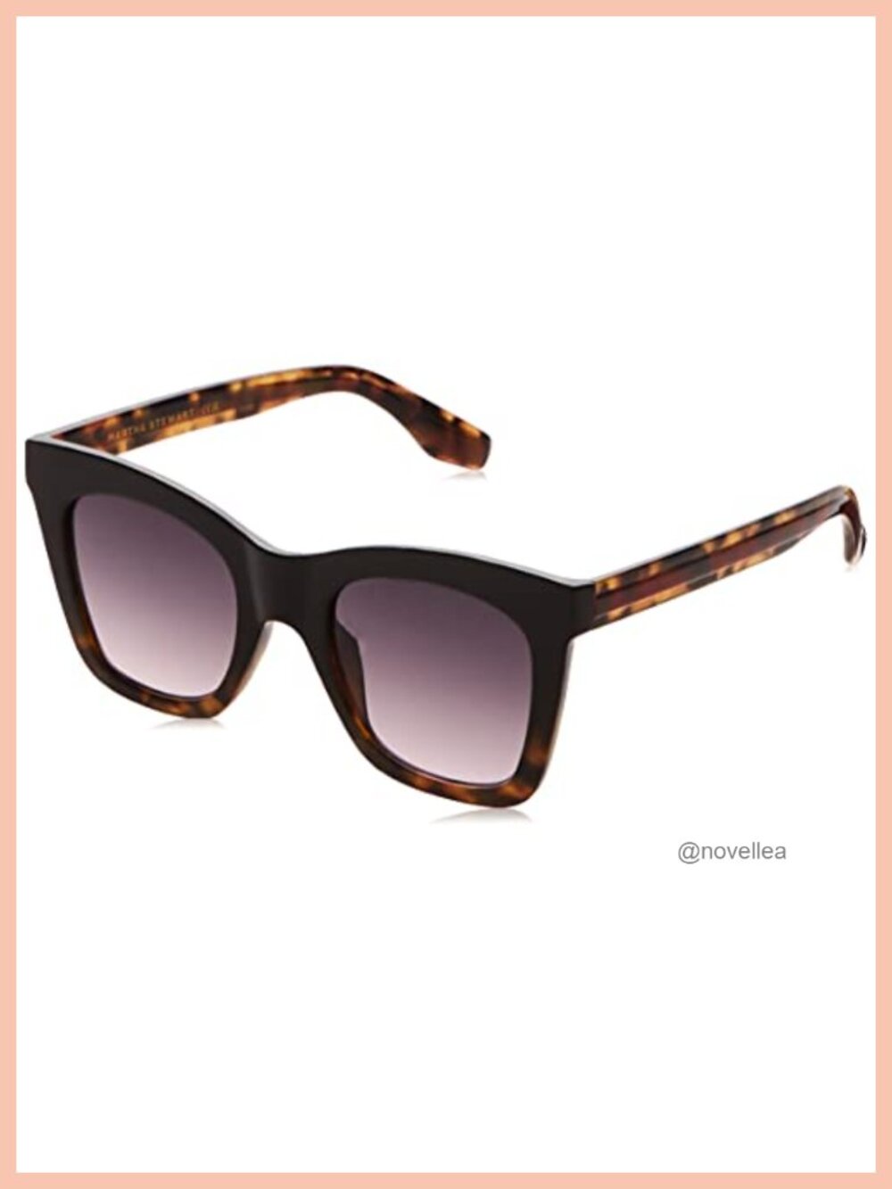 Martha Stewart Cat Eye Square Sunglasses UV400 Protective